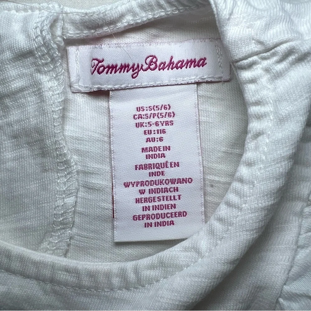 Lot of 2 Tommy Bahama Girls Dresses Size 5T and 5/6 sleeveless